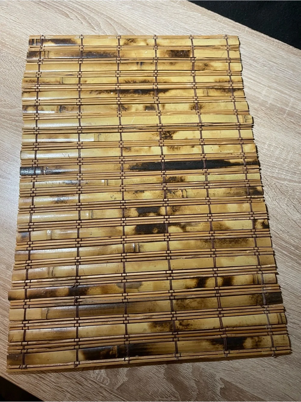 Bamboo Placemats - Natural Brown Table Linens